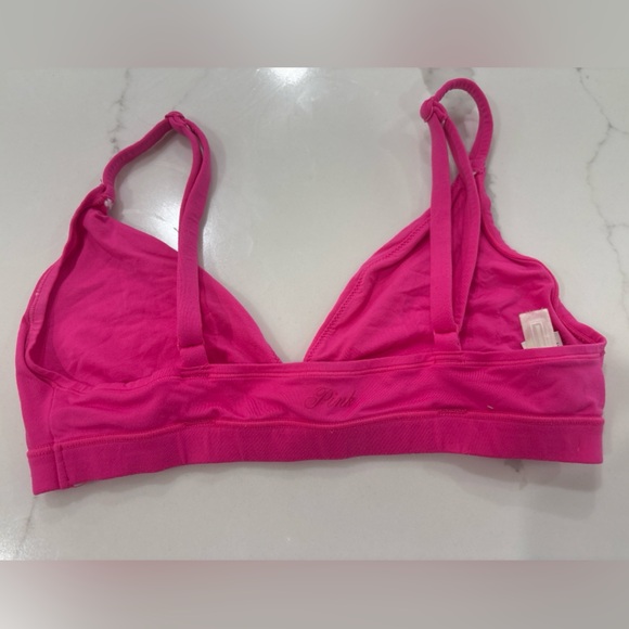 Victoria’s Secret PINK Pink Sports Bra Bralette Size Small - Picture 4 of 5